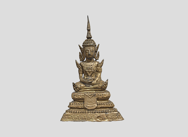 พระพุทธรูปทรงเครื่องปางอุ้มบาตร